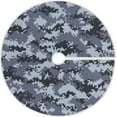 thumbnail image 1 of SKYSONIC Digital Camo Christmas Tree Skirt 36" Christmas Decorations Indoor Outdoor Tree Skir for Home Holiday Party Decorations Gift, 1 of 5