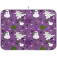 thumbnail image 1 of SKYSONIC Dish Drying Mat for Kitchen Counter Dish Drying Pad Dish Mat, Winter Snowman Snowflakes Christmas Tree Drying Mat for Coffee Machine Dish Rack 16x18 inch, 1 of 6