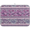 thumbnail image 1 of SKYSONIC Dish Drying Mat for Kitchen Counter Paisley Stripe Eco Friendly Drying Mat - Easy to Clean Heat Resistant Dish Mat - 16x18, 1 of 6