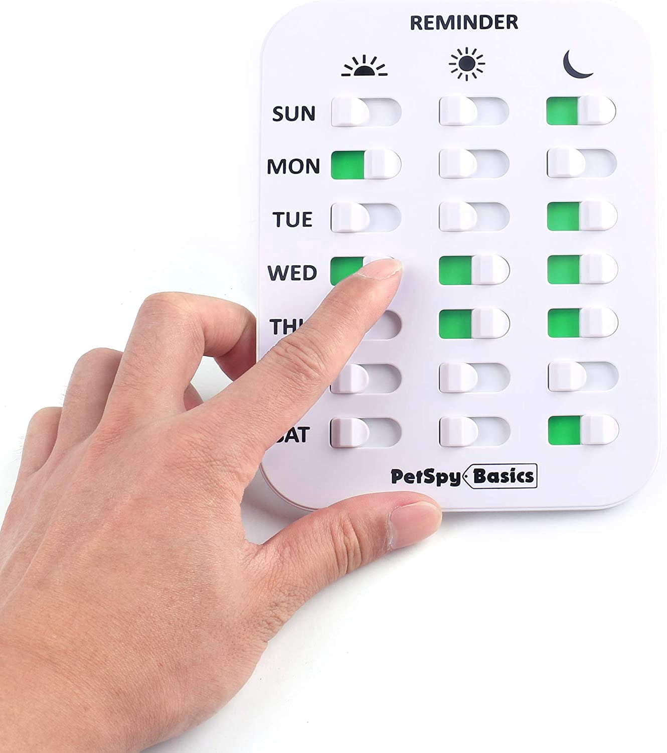 Picture of SKYSONIC Dog Feeding Reminder 3 Times a Day Pet Feeding Chart Easy to ...
