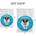 thumbnail image 1 of SKYSONIC Dog Sunbathing with Air Mattress Double-Sided Printed Garden House Sports Flag 28x40in Polyester Decorative Flags for Courtyard Garden Flowerpot, 1 of 6