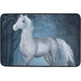 thumbnail image 1 of SKYSONIC Doormat Unicorn in Forest Lightweight Non Slip Indoor Outdoor Entryway Rugs Floor Mat for Bathroom Kitchen Entrance 23.6 x 15.7 inches, 1 of 5