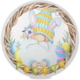 thumbnail image 1 of SKYSONIC Easter Bunny Eggs Round Placemats for Dining Table Non-Slip Heat-Resistant Polyester Table Mats Set of 1 Washable Table Mats for Kitchen Dining Table Decoration, 1 of 7