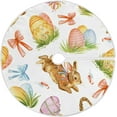 thumbnail image 1 of SKYSONIC Easter Rabbit Christmas Tree Skirt Home Decoration Large Round Christmas Tree Skirt for Holiday Party Home Christmas Day Ornaments 35.4 Inch, 1 of 6
