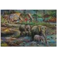 thumbnail image 1 of SKYSONIC Elephant Jigsaw Puzzles 500 Piece for Adults Large Puzzle Game Challenging Family Puzzle Game for Adults Teens 20.5" x 14.9", 1 of 7