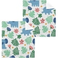 thumbnail image 1 of SKYSONIC Elephant Washcloths Set of 6, Highly Absorbent Soft Cotton Fingertip Towels for Bathroom, Kitchen, Gym, Spa, Home Decor 12 x 12 Inch, 1 of 7