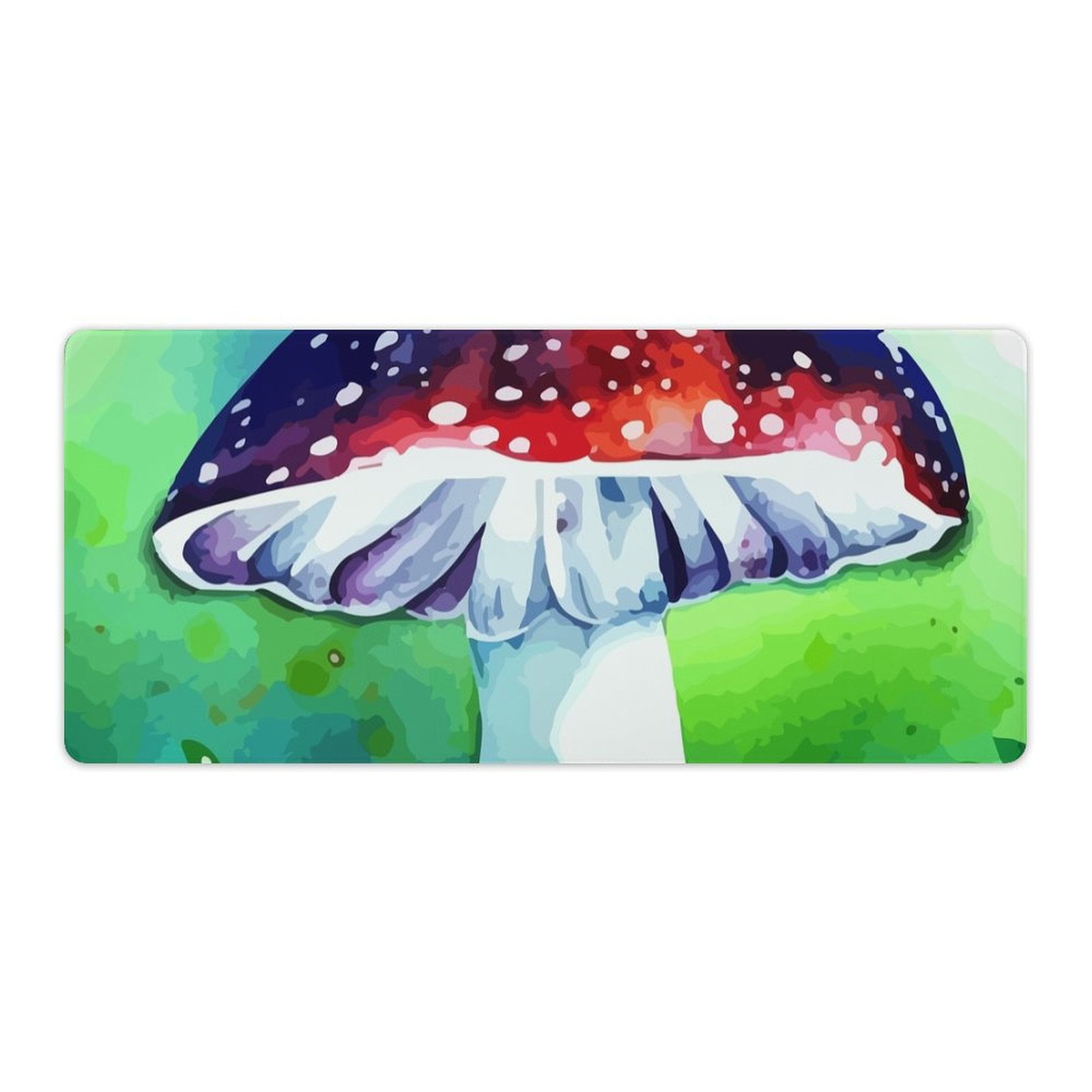 SKYSONIC Extended Large Gaming Mouse Pad, Mushroom Painting Watercolor