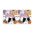SKYSONIC Extended Large Gaming Mouse Pad, Pattern Cartoon Cat Laptop