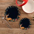 thumbnail image 1 of SKYSONIC Fairy Autumn Forest Woodland Trivet Pot Holders Pads, Set of 2 Pot Holder Heat Resistant Trivets Cotton Thread Weave Mats Kitchen Table Decor, 1 of 7