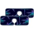 thumbnail image 1 of SKYSONIC Faucet Absorbent Mat 3 Pcs Dragonfly Kitchen Faucet Splash Catcher Washable Counter Drying Pads Behind Faucet for Kitchen Bathroom, 1 of 7