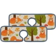 thumbnail image 1 of SKYSONIC Faucet Absorbent Mat 3 Pcs Fox in Forest Kitchen Faucet Splash Catcher Washable Counter Drying Pads Behind Faucet for Kitchen Bathroom, 1 of 7