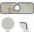 thumbnail image 1 of SKYSONIC Faucet Absorbent Mat 3 Pcs Marble Texture Kitchen Faucet Splash Catcher Washable Counter Drying Pads Behind Faucet for Kitchen Bathroom, 1 of 7
