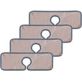 thumbnail image 1 of SKYSONIC Faucet Absorbent Mat 4 Pcs Pink Marble Design Kitchen Faucet Splash Catcher Washable Counter Drying Pads Behind Faucet for Kitchen Bathroom, 1 of 7