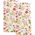 thumbnail image 1 of SKYSONIC Fingertip Hand Towels Set of 2 Pcs Beautiful Floral Pattern Absorbent Face Bath Towels for Bathroom Kitchen 30"x15", 1 of 6