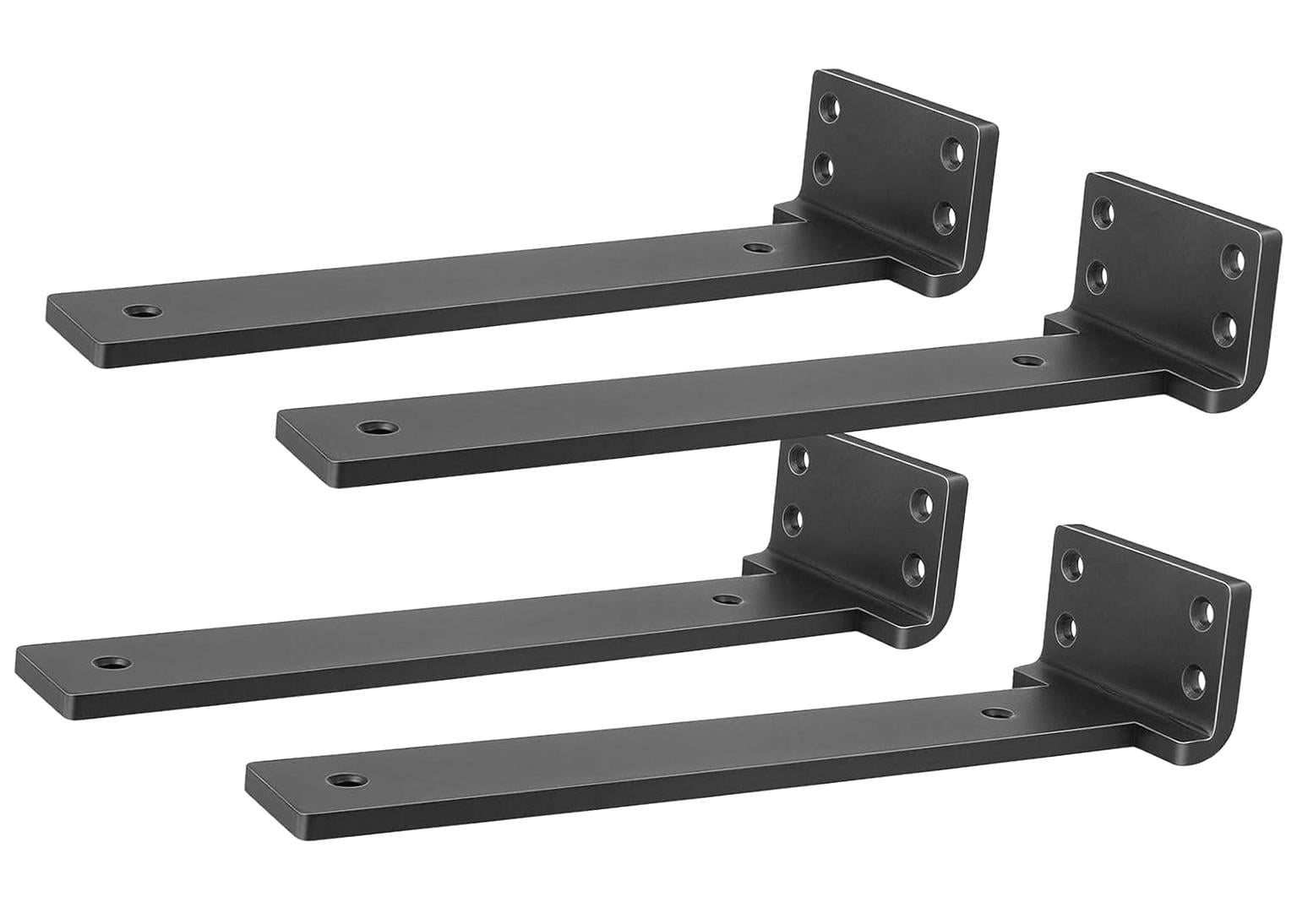 L Metal Racking Support SKYSONIC, Floating 10 Inch 4-Piece L-Shaped , Metal Support for DIY ...