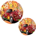 thumbnail image 1 of SKYSONIC Flower Cars Funny Pot Holders Trivets, 2 Pcs Heat Resistant Trivets,Summer Colorful Cotton Thread Weave Mats for Hot Pads Pans Pot Bowl Teapot for Kitchen Decor, 1 of 7