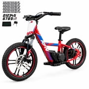 RFN DNA 16PRO Electric Bike for Kids, 24V 500W Max Brushless Electric Balance Bike, 16 Miles Rangs,Dual 16 Tires, Front Suspension.Free Stickers.Suit Age 4-8