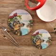 thumbnail image 1 of SKYSONIC Funny Dog Cat Pot Holders Trivets, 2 Pcs Heat Resistant Trivets,Christmas Winter Pet Cotton Thread Weave Mats for Hot Pads Pans Pot Bowl Teapot for Kitchen Decor, 1 of 7