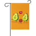 thumbnail image 1 of SKYSONIC Garden Flag Funny Avocado Family Double-Sided Printed House Sports Flag-12x18(in)-Polyester Decorative Flags for Courtyard Garden Flowerpot, 1 of 6