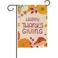 thumbnail image 1 of SKYSONIC Garden Flag Happy Thanksgiving Day Double-Sided Printed House Sports Flag 12x18 in Polyester Decorative Flags for Courtyard Garden Flowerpot, 1 of 6