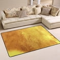 thumbnail image 1 of SKYSONIC Golden Luxurious Shining Non-Slip Area Rug, Floor Carpet Comfort Floor Mats Decor for Indoor Front Porch Living Room Bedroom Kitchen, 36"x24", 1 of 5