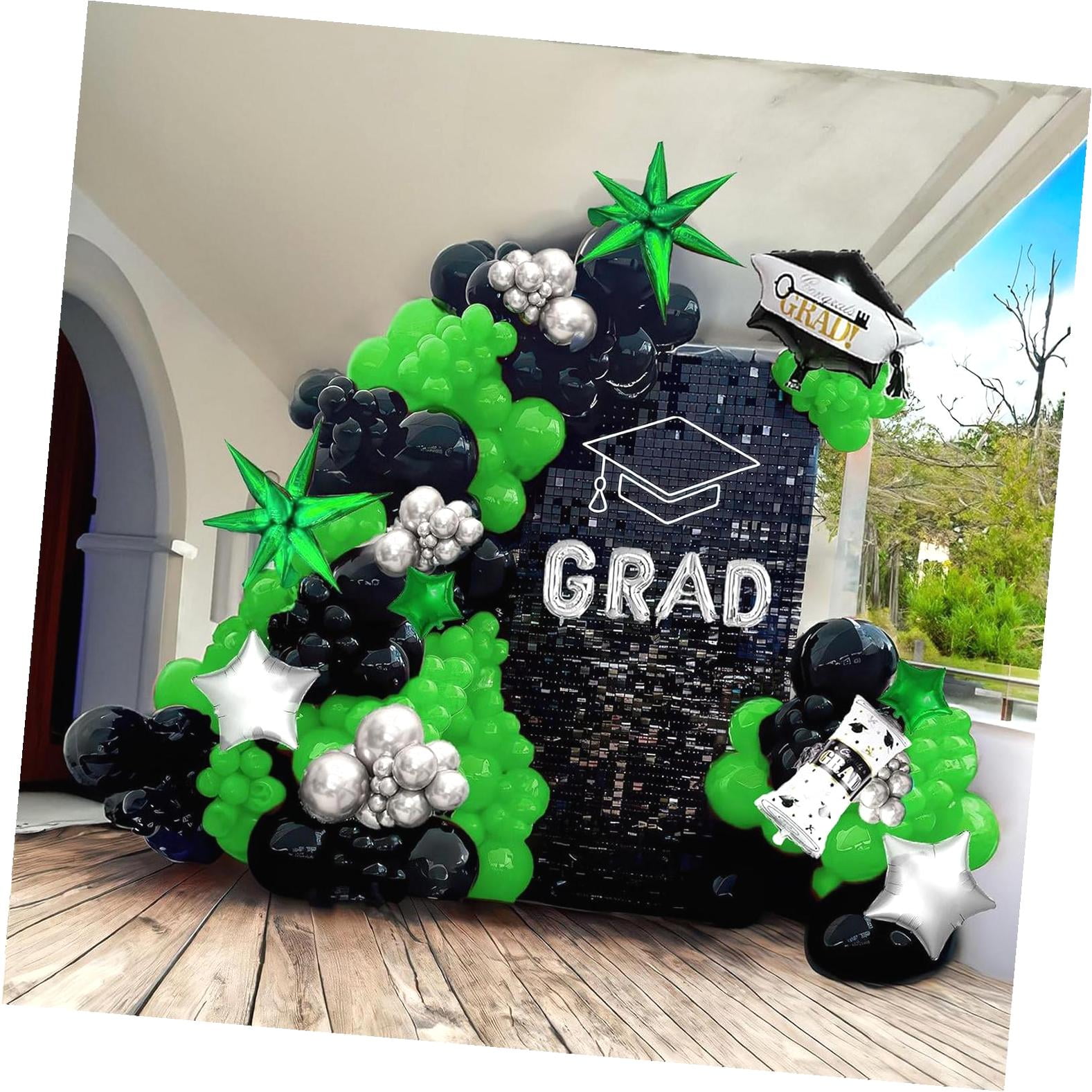 SKYSONIC Graduation Decorations 2025, 4-Piece GRAD Balloon Box Set with ...