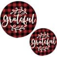 thumbnail image 1 of SKYSONIC Grateful Buffalo Check Trivet Pot Holder Set of Potholders for Kitchens 100% Cotton Thread Weave Trivets Kitchen Trivet for Table Countertop Protector Hot Pads Pans Mats, 1 of 7