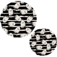 thumbnail image 1 of SKYSONIC Halloween Ghost Cute Pot Holders Trivets, 2 Pcs Heat Resistant Trivets,Watercolor Cotton Thread Weave Mats for Hot Pads Pans Pot Bowl Teapot for Kitchen Decor, 1 of 7