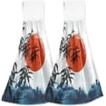 thumbnail image 1 of SKYSONIC Hanging Kitchen Towel 12 x 17 Inch Bamboo Trees Towel Set 2 Pieces of Dry Towels for Kitchen, Bathroom, Laundry Room Table, 1 of 7