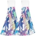 thumbnail image 1 of SKYSONIC Hanging Kitchen Towel 12 x 17 Inch Colourful Trendy Exotic Towel Set 2 Pieces of Dry Towels for Kitchen, Bathroom, Laundry Room Table, 1 of 7