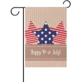 thumbnail image 1 of SKYSONIC Happy 4Th of July Double-Sided Printed Garden House Sports Flag-28x40(in)-Polyester Decorative Flags for Courtyard Garden Flowerpot, 1 of 6