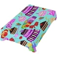 thumbnail image 1 of SKYSONIC Happy Birthday Delicious Cakes Rectangle Tablecloth,Valentine's Day Mother's Day Kitchen Decoration Dinner Rectangular Table Cover for Party Holiday Hotel BBQ-Machine Washable 60x60In, 1 of 7