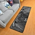 thumbnail image 1 of SKYSONIC Highland Cow Bull Meadow Runner Rug, 2'¡Á6' with Rubber Backing Scottish Cattle Animal Non Slip Entryway Rug Runner Washable Soft Area Rug Carpet for Hallway Bedroom Kitchen Decor, 1 of 6