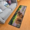 thumbnail image 1 of SKYSONIC Highlande Cow Cattle Meadow Runner Rug, 2'¡Á6' with Rubber Backing Funny Animal Non Slip Entryway Rug Runner Washable Soft Area Rug Carpet for Hallway Bedroom Kitchen Decor, 1 of 6
