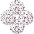 thumbnail image 1 of SKYSONIC Independence Day Pattern Round Placemats for Dining Table Non-Slip Heat-Resistant Polyester Table Mats Set of 4 Washable Table Mats for Kitchen Dining Table Decoration (1179), 1 of 5