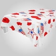thumbnail image 1 of SKYSONIC Independence Day Rectangle Tablecloth Spill-Proof Polyester Table Cloth Table Cover for Kitchen Dining Picnic Holiday Party Decoration,60x120 Inch, 1 of 7