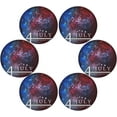 thumbnail image 1 of SKYSONIC Independence Day Round Placemats for Dining Table Non-Slip Heat-Resistant Polyester Table Mats Set of 6 Washable Table Mats for Kitchen Dining Table Decoration (1120), 1 of 5