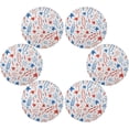 thumbnail image 1 of SKYSONIC Independence Day Round Placemats for Dining Table Non-Slip Heat-Resistant Polyester Table Mats Set of 6 Washable Table Mats for Kitchen Dining Table Decoration (1000), 1 of 5