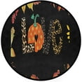 thumbnail image 1 of SKYSONIC It's Fall Y'allRound Area Rug Chair Couch Cover Area Rug for Bedroom Floor Sofa Living Room Non-Slip Home Decor 3 x 3 Feet, 1 of 5