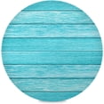 thumbnail image 1 of SKYSONIC Light Green Wood Stripe Pattern Round Placemats for Dining Table Non-Slip Heat-Resistant Polyester Table Mats Set of 1 Washable Table Mats for Kitchen Dining Table Decoration (74), 1 of 7