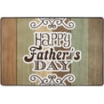thumbnail image 1 of SKYSONIC Lightweight Carpet Mats Area Soft Rugs Floor Mat Doormat Decoration for Rooms Entrance 36x24 inches Fathers Day Over Wooden Back, 1 of 6