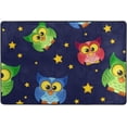 thumbnail image 1 of SKYSONIC Lightweight Carpet Mats Area Soft Rugs Floor Mat Rug Decoration for Kids Room Living Room Bedroom 72 x 48 inches Colorful Owls Stars, 1 of 6