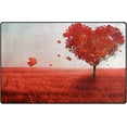 thumbnail image 1 of SKYSONIC Lightweight Non Slip Carpet Mats Area Soft Rugs Floor Mat Rug Decoration for Kids Room Living Room 60 x 39 inches Red Tree of Love, 1 of 6