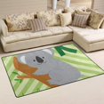 thumbnail image 1 of SKYSONIC Lightweight Soft Area Rugs Alphabet with Funny Koala Floor Mat for Kids Playing Room Hardwood Floor Living Room Nursery Rugs, 60x39 in, 1 of 4