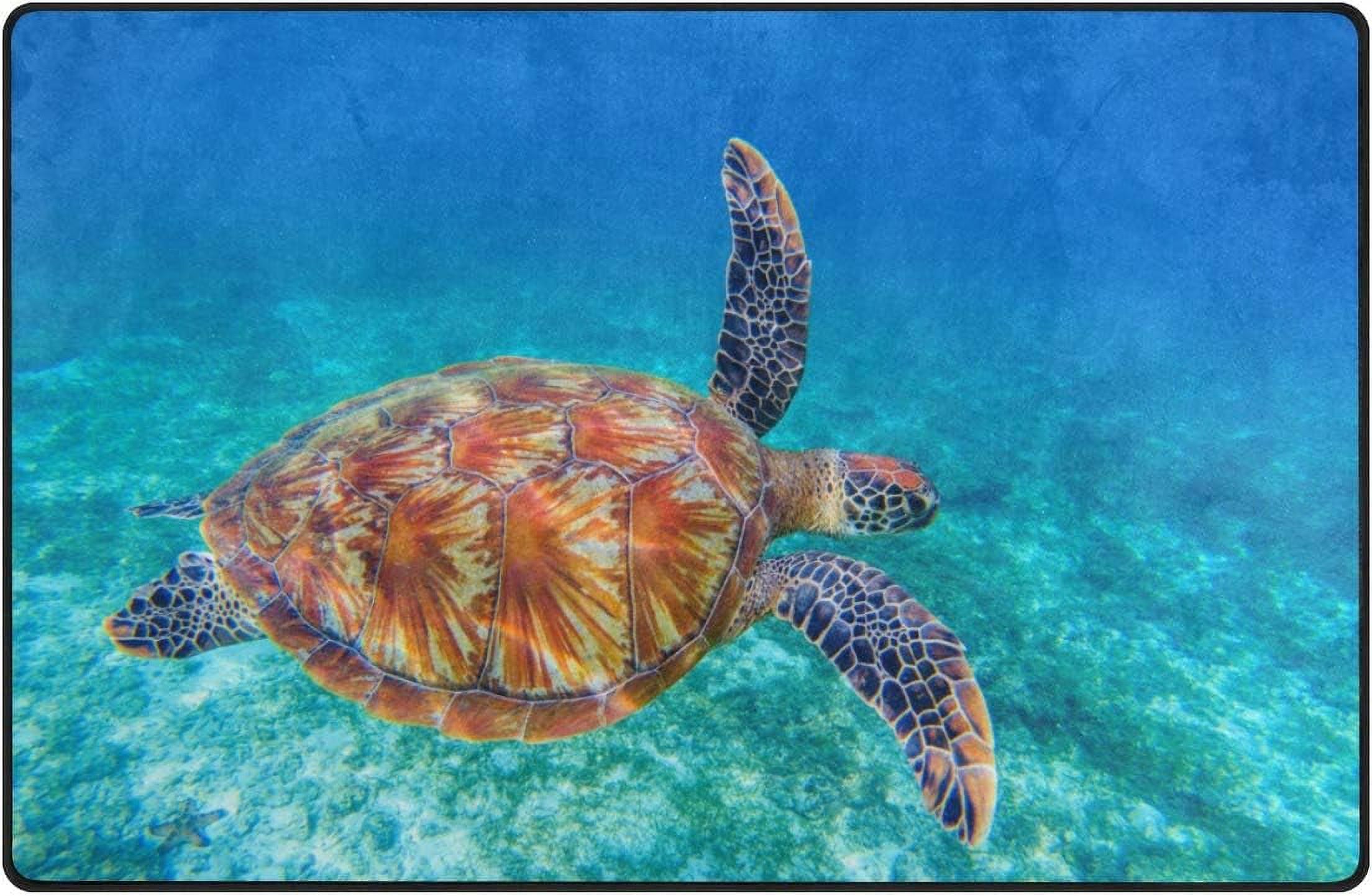 Figural Floor Mat- Turtle main image 0