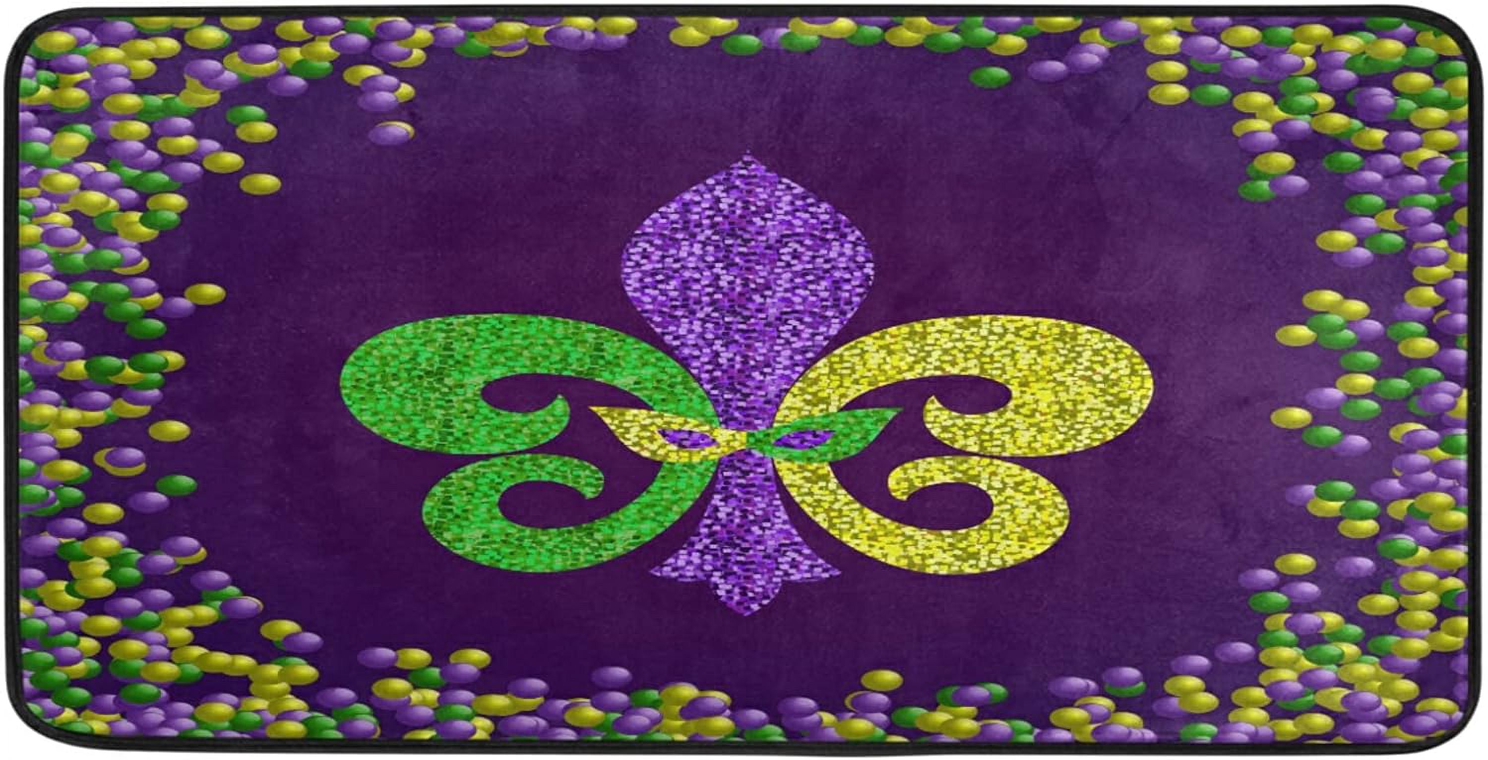 mardi gras rug near me