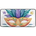 thumbnail image 1 of SKYSONIC Mardi Gras Kitchen Rug Anti Fatigue Non-Slip Bath Rug Entryway Doormats Runner Comfort Mat 39 x 20 Inch, 1 of 7