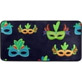 thumbnail image 1 of SKYSONIC Mardi Gras Kitchen Rug Anti Fatigue Non-Slip Bath Rug Entryway Doormats Runner Comfort Mat 39 x 20 Inch, 1 of 7