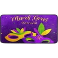 thumbnail image 1 of SKYSONIC Mardi Gras Kitchen Rug Anti Fatigue Non-Slip Bath Rug Entryway Doormats Runner Comfort Mat 39 x 20 Inch, 1 of 7