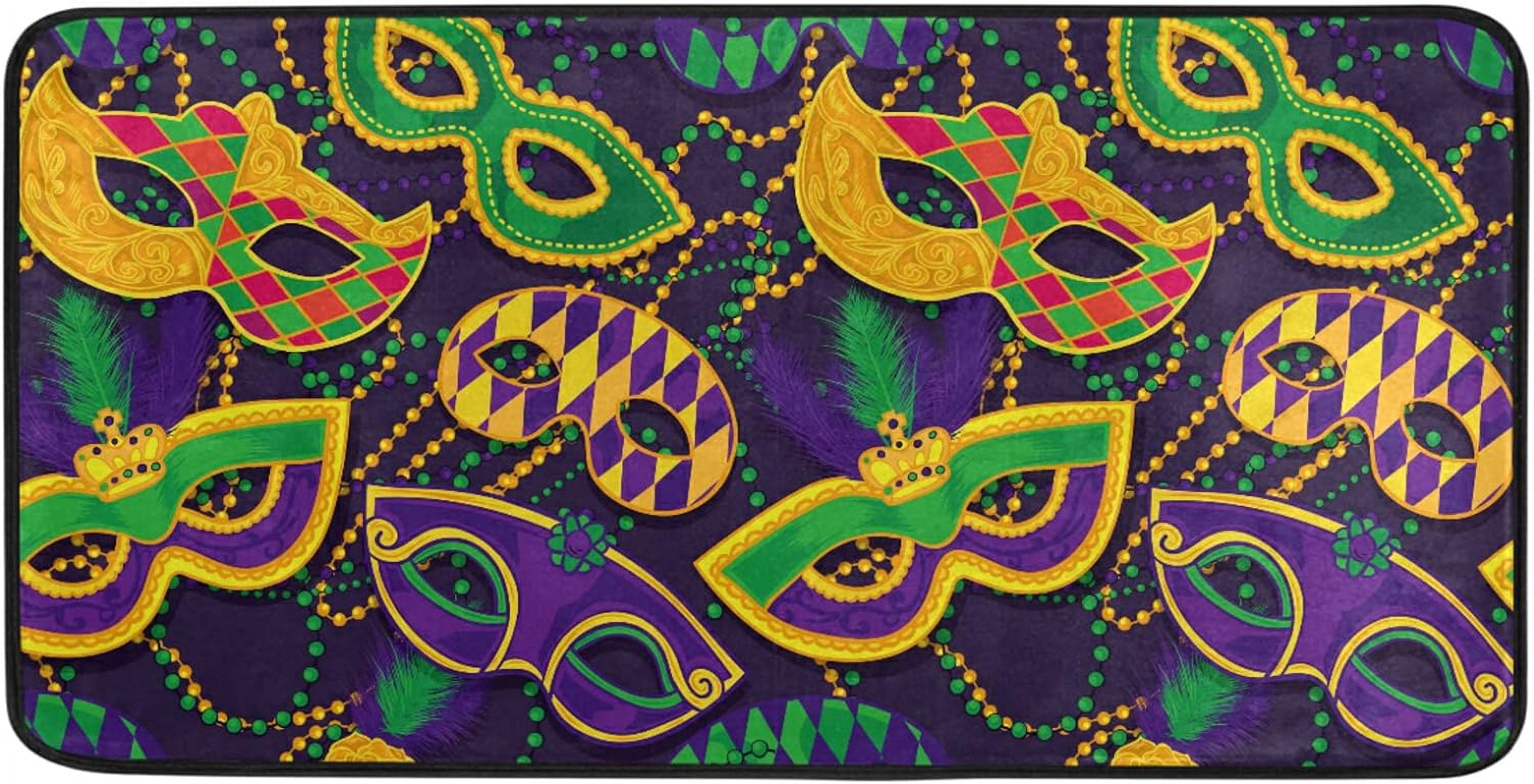 mardi gras rug